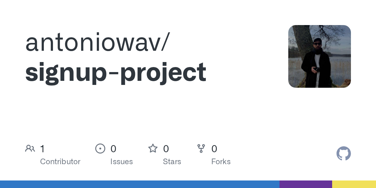 signup-project preview